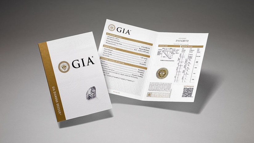 GIA Certificate Example